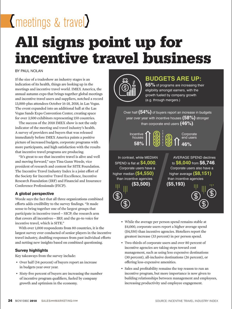VancouverAnd's tweet photo. .@SITEGlobal ... #SITEFoundation’s Tina Gunn Weede talks about the results of the Incentive Travel Industry Index with @SalesMktMgmt https://t.co/Sk1YYHERtP #incentives #incentivetravel #incentiveprofs #incentivemarketing https://t.co/0kkBr310CP