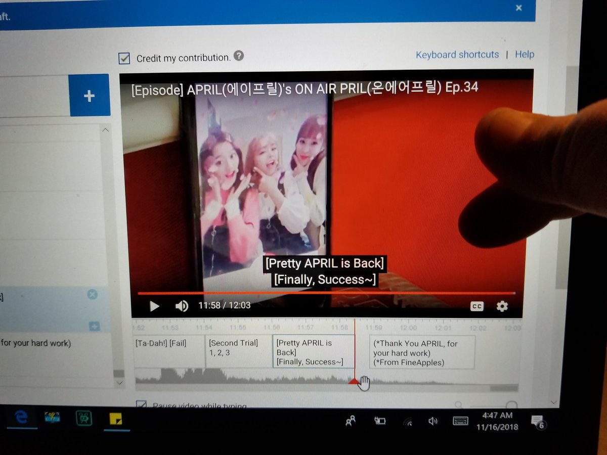 Highdee_APRIL's tweet image. Diary of a #FineApple:

Nov. 16, 2018

Today, #APRIL&apos;s goodbye stage for #TheRuby #OhMyMistake Promos

My way to celebrate~
Is to share your love ❤🙆‍♀️

Thank you #채챈낭옌첼솔 ❤😘

#OnAirPRIL ep.34
youtu.be/iOzIgg8JbQ8

Click CC, for ENG subs
Enjoy 😁

#에이프릴 #예쁜게죄