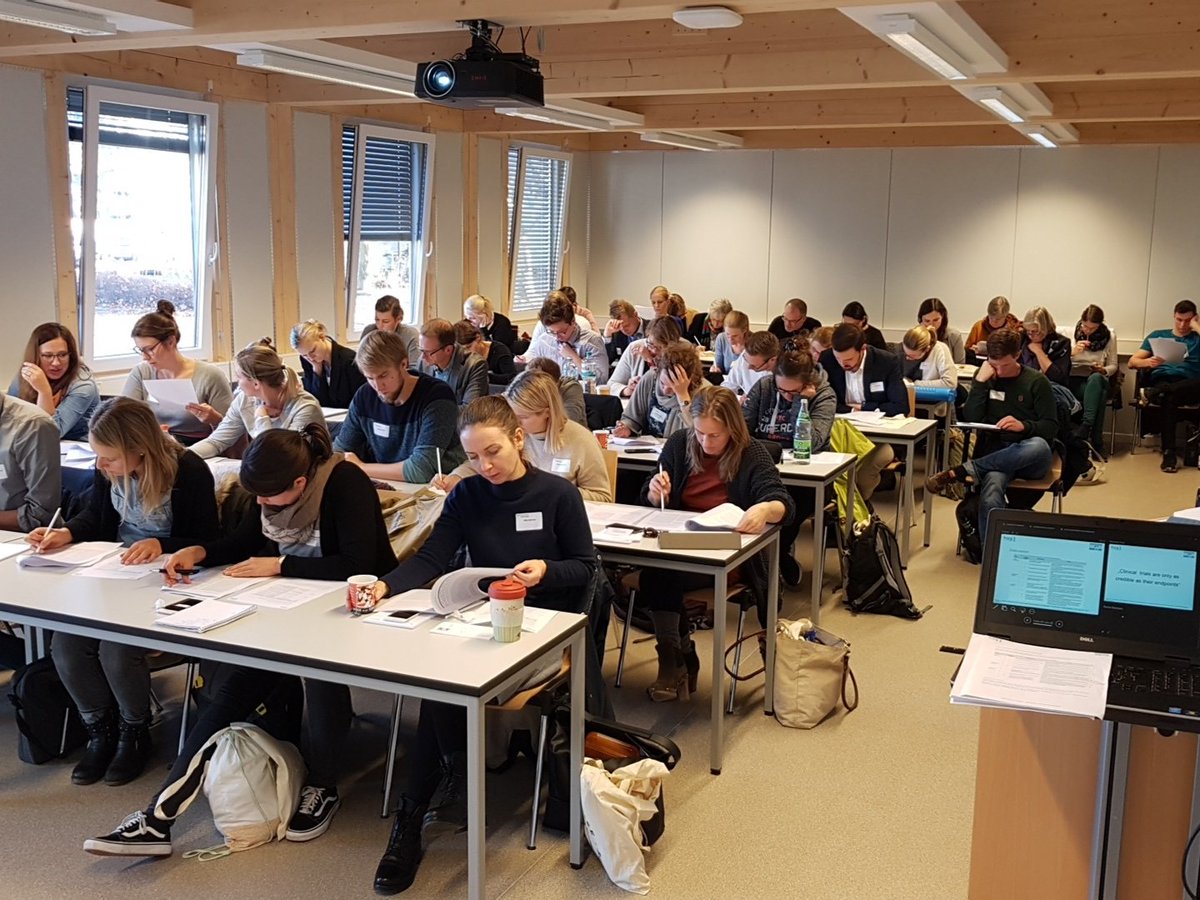 CKopkow's tweet photo. #FSPT2018 Workshop in #COS development - 50 participants reading the #LBP COS protocol published from @PhysioAlex https://t.co/YodXXMuY3C