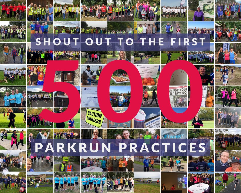 Fantastic news! In just 5 months since we launched our partnership w <a href="/parkrunUK/">parkrun UK</a> 500 are now registered #parkrunpractices, encouraging patients, surgery staff &amp; local communities to be more healthy.
Find out more: rcgp.org.uk/parkrun <a href="/chrissiesmiles/">Chrissie Wellington</a>