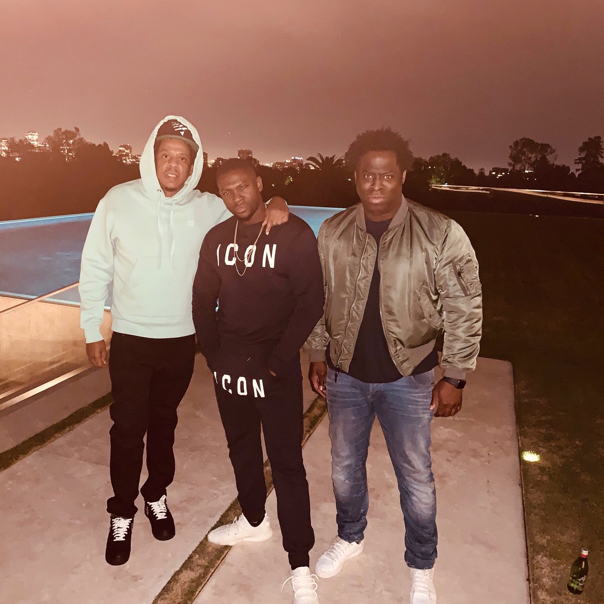 RealRapman's tweet photo. Hardest secret I’ve ever had to keep but I can finally announce I’m the newest member of @RocNation 🙏🏾 https://t.co/pttD07pXrE
