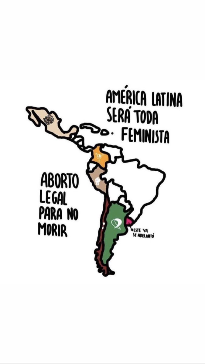 molunenas's tweet photo. Vienes para recordar que AMERICA LATINA SERÁ TODA FEMINISTA. 

Acá van 3 agrupaciones de mujeres que dan luchas feministas en diferentes partes de AL

👉🏽 @MilesChile Chile 🇨🇱 
👉🏽 @Casadelencuentr Argentina 🇦🇷 
👉🏽 @ComandoColibri   Mexico 🇲🇽 

#AmericaLatina #Feminismo #NiUnaMenos https://t.co/j3DhFY0WXR