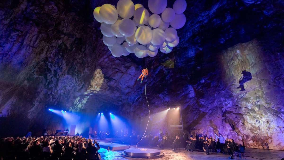 PostojnaCave's tweet photo. Celebrating two hundred years of Postojna Cave with the magnificent @bocelli_matteo singing in our subterranean Wonderland. #200yearsofwow #ifeelslovenia #postojnacave https://t.co/yAVSoRJFqG