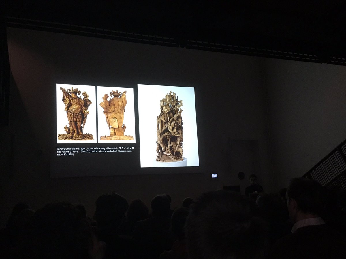 ingmarreesing's tweet image. Interesting lecture by @m_zoeschg on the fascinating boxwood St George @V_and_A #ards2018 #boxwood #smallwonders