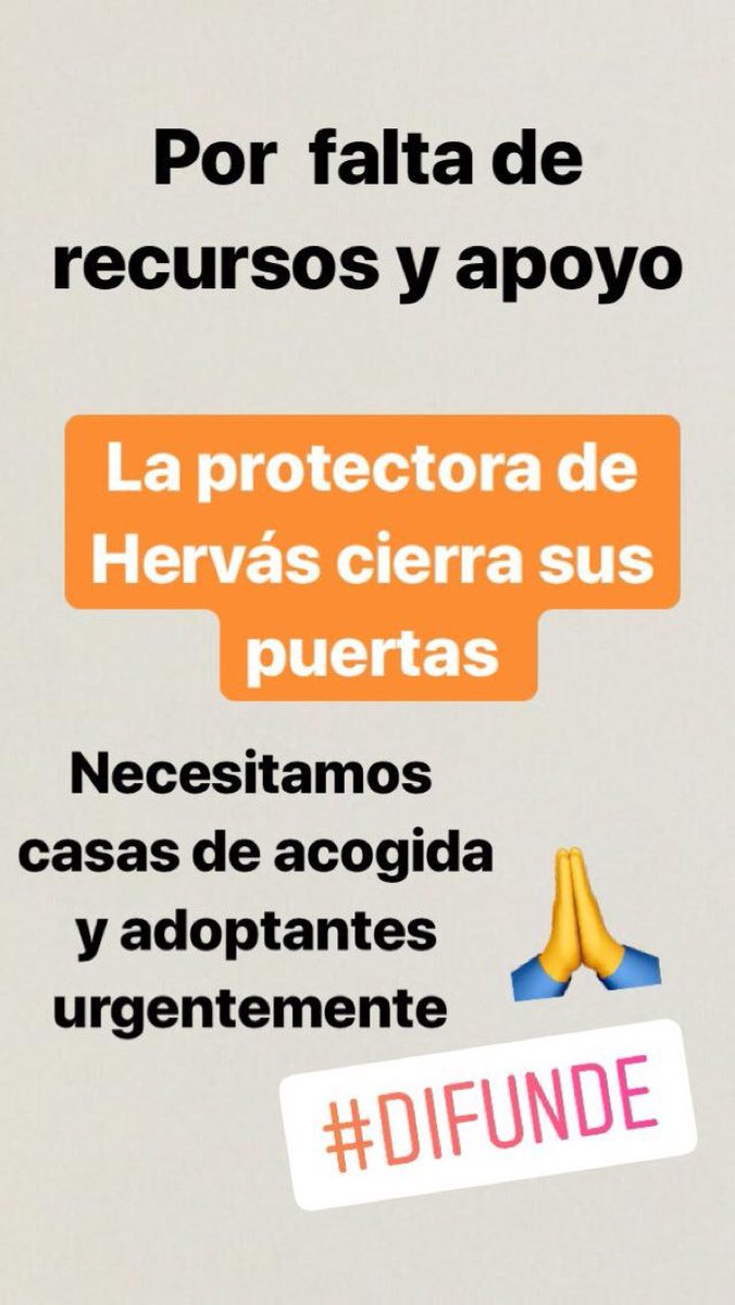 getafevecinal's tweet image. Urgente: La protectora de Hervás cierra sus puertas getafevecinal.wordpress.com/2018/11/16/urg…