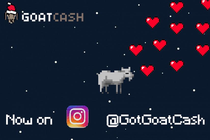 GotGoatCash's tweet photo. Yea, that's right. We're on THE GRAM! too. We'll post inane memes of goats and shots from our latest games. Basically anything goaty AF. Get on it...
#GOATAF $GOAT $btc https://t.co/0LyyL1FuKB https://t.co/XRdJtKh66F