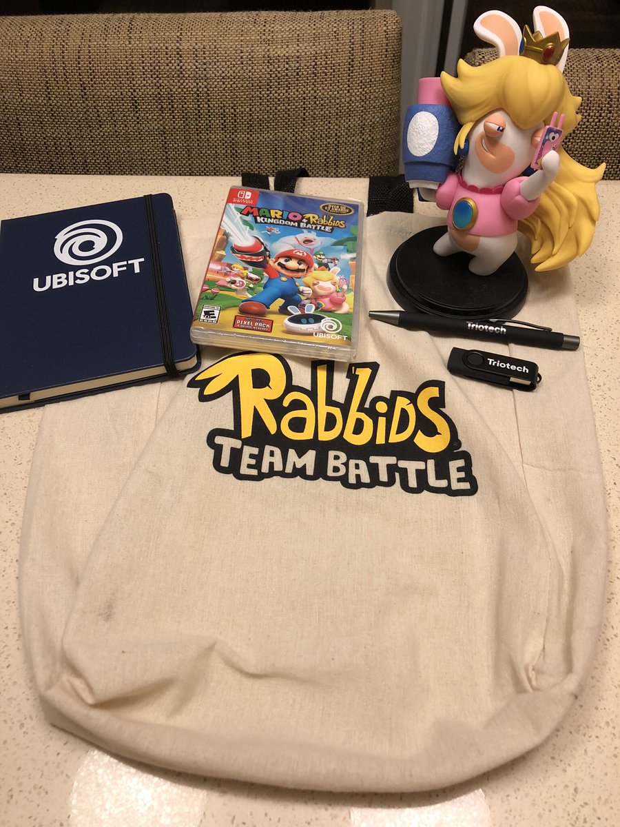 intergamefun's tweet image. Thanks @Triotech1 ! #Qualitymerch #Rabbids #Teambattle #IAAPA2018