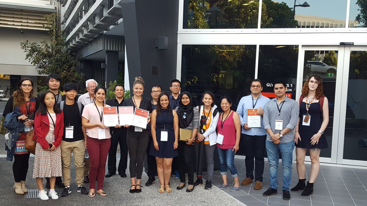 JOHANATELLO's tweet photo. @GRIDD_GU success at the Griffith cross-institute infectious diseases symposium.  Best poster &amp; oral presentation &amp;Audience participation award. Congrats Chris Hart, Sara Montanen , @EvaHesping  and ex-GRIDDer DrAli Delbaz for runner-up best poster prize #GRIDD_GU #GriffithUni https://t.co/YTH2uNUM46