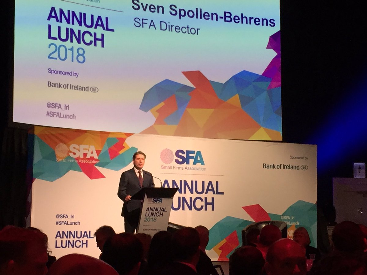 eleftsouni's tweet photo. Thanks for the great welcome @SFA_Irl @VodafoneIEbiz #SFALunch https://t.co/qgLoDBdC3J