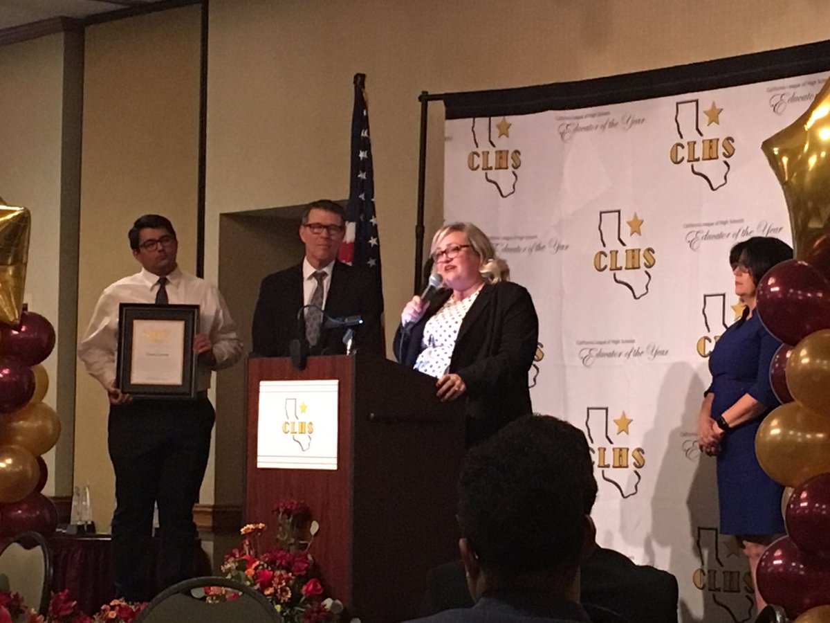 shssharkbite's tweet image. Laura Larson shared her story with the California League of High Schools last night at an annual celebration recognizing the top ten educators in the Riverside/San Bernardino region. Laura inspired us all. #SHSALLIN #beashark #CNUSDALLIN