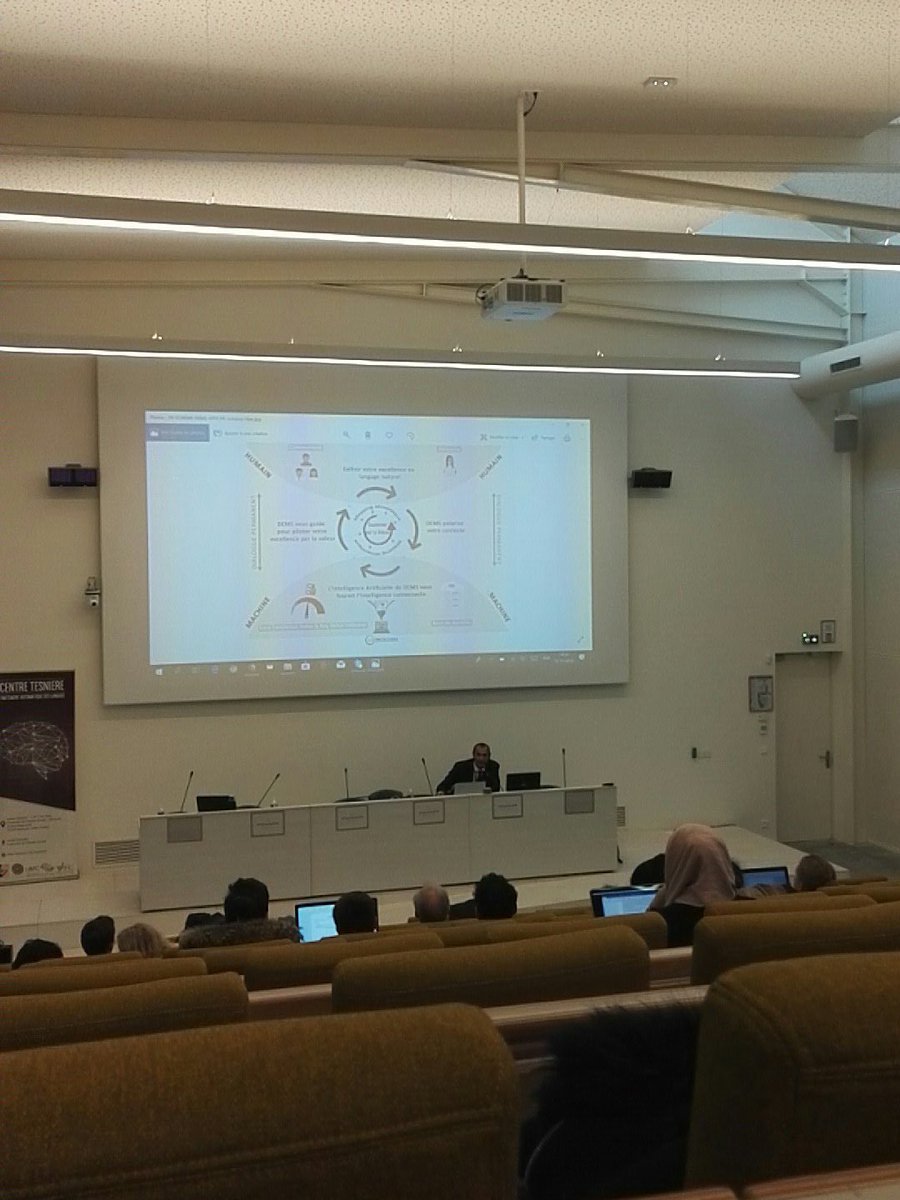 TEDonnees's tweet photo. Présentation suivante par Walid El Abed, Global Data Excellence, Genève
DEMS and the Data Excellence Science : The platform to create future cities governed by value
#TEDonnées2018
#SmartCities
#TechnologiesDeLaLangue https://t.co/O5Mx1pL7bz