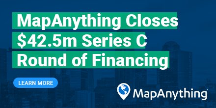 SalesforceMaps's tweet photo. “A Big Investment in LoT for a Big Opportunity in On-Demand Business” - #MapAnything CEO @JohnStewart_MA announced the company raised $42.5 million in Series C to expand its leadership in $27B #LocationOfThings technologies and services market. https://t.co/s6WDlPCLFy https://t.co/M2a3MdJWS4