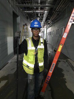 dmtcsc's tweet photo. Karl Wayne Moore, @Broome_High senior &amp; @dmtcsc Carpentry completer, began a WBL experience with WR Nash at the new @vikings753 construction site this summer. This semester he is continuing his co-op while finishing high school. #DMTCBuildingConstruction #MrMedford #DMTC50Strong https://t.co/NQz7Ol6SR4
