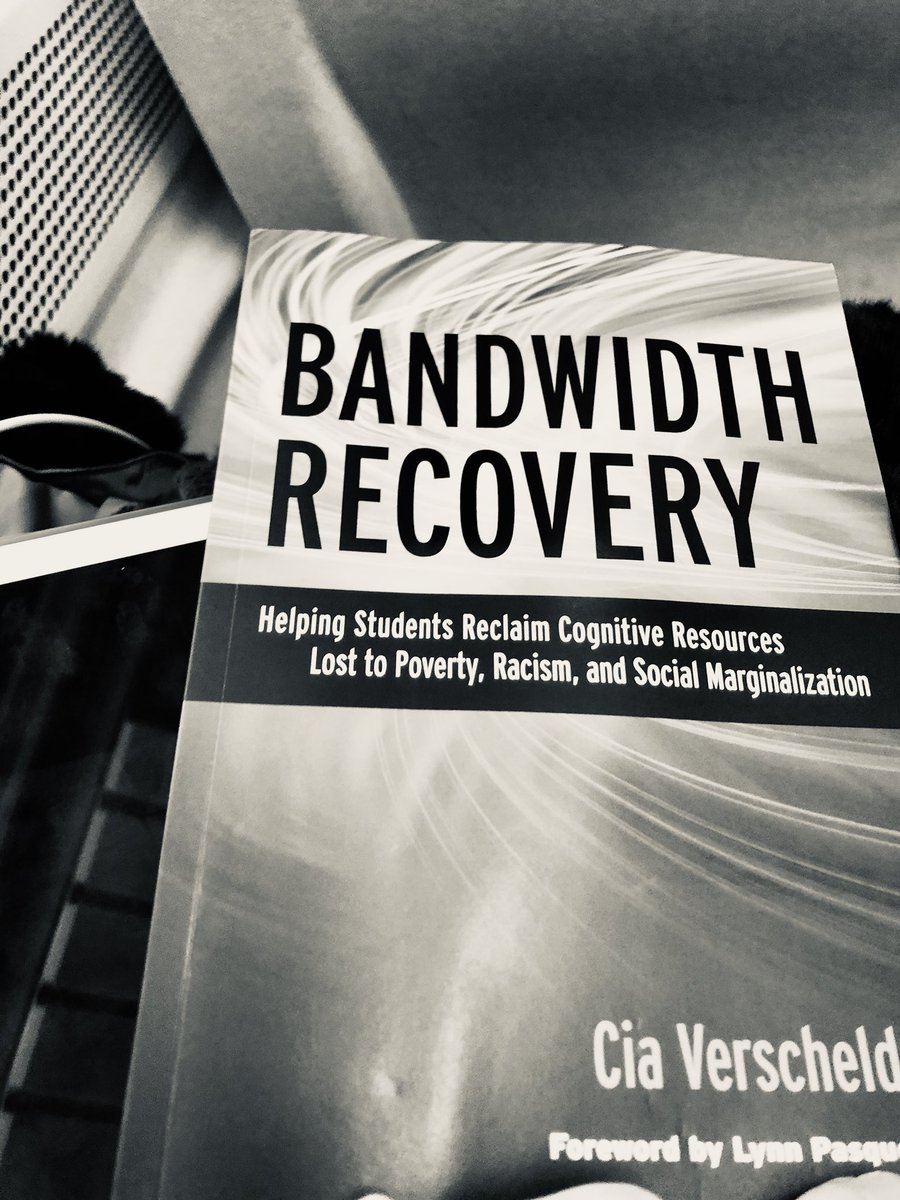My morning commute reading! Thank you Cia Verschelden for writing a book that is powerful, honest and strengths based!!! #socialjustice #strengthsbased #bandwithrecovery