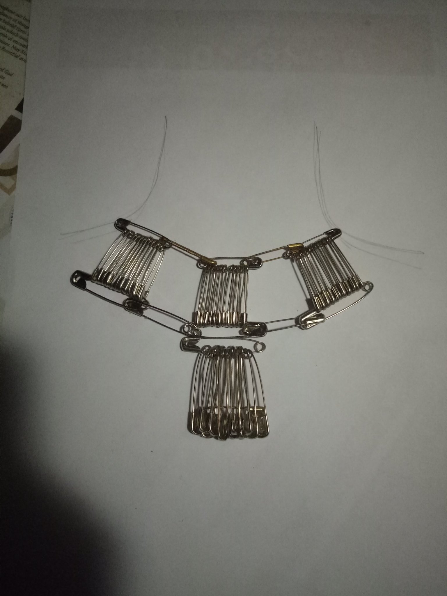 Ryan Anthony on X My version of safety pin necklace worn by Anne Hatheway in the movie Ocean s 8. https t BOfl7lz7yH X