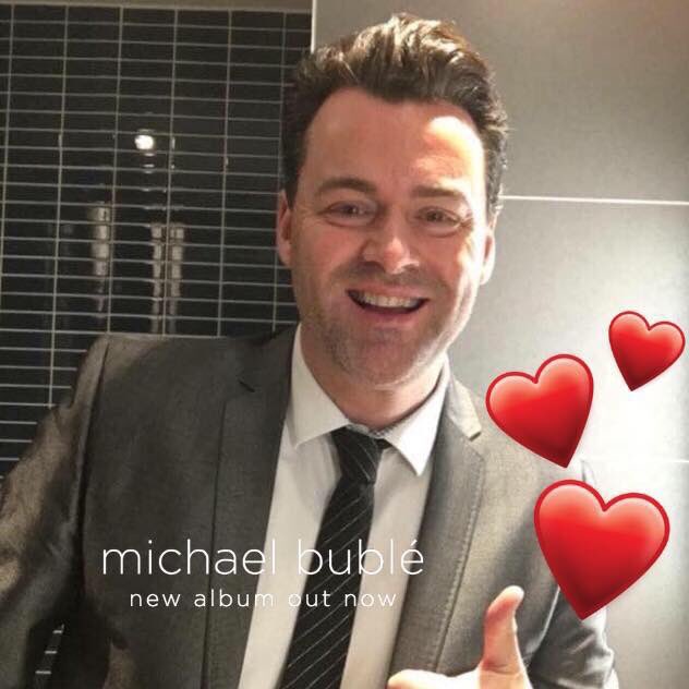 mikeallbuble's tweet photo. @michaelbuble ❤️ your new album! So many great songs I can’t wait to perform myself &amp; My Funny Valentine is so #jamesbond #epic #newalbum #buble https://t.co/plecZpl96z