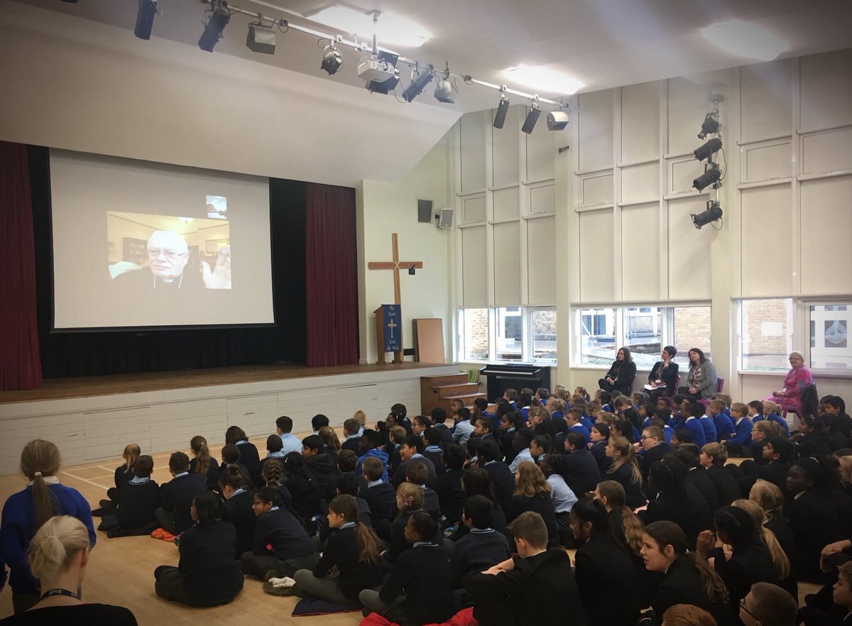 Our SPCAT schools ended InterFaith Week today by virtually interviewing our own Bishop Peter! We feel very blessed to have such a wise, honest, encouraging priest to guide us in our schools. Thank you Bishop Peter! <a href="/EthelbertsSch/">St Ethelbert's Catholic Primary School and Nursery</a> <a href="/stanthonyslough/">St Anthony's Catholic Primary School & Nursery</a> @StJosephsSlough <a href="/RCNorthampton/">Northampton Diocese</a>