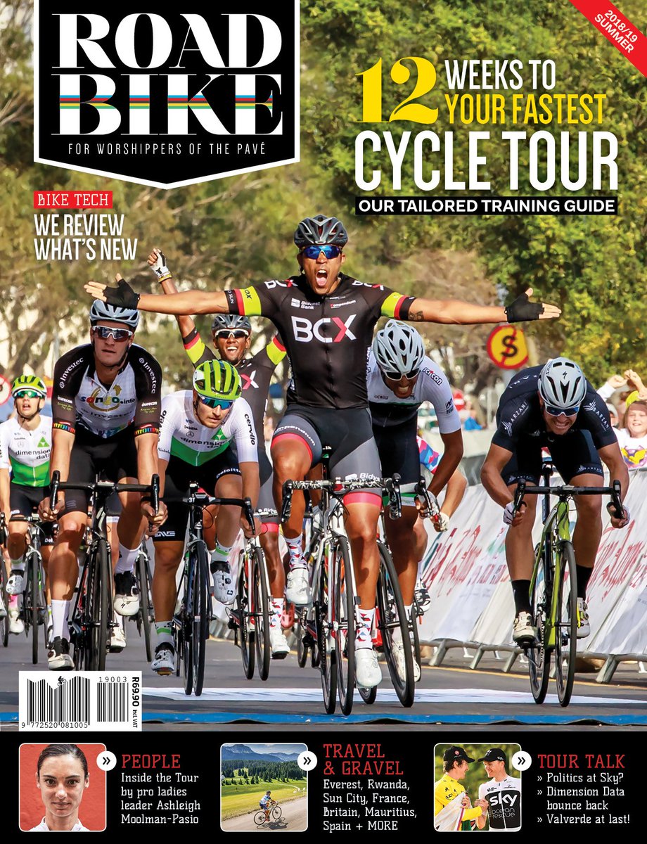 RoadBikeMag's tweet photo. A training program tailored to your body type and specific cycling strength? Let Coach Donovan help guide you to 2019 Cape Town Cycle Tour success. #RoadBike #CTCycleTour2019 https://t.co/ch1jFRqYUv