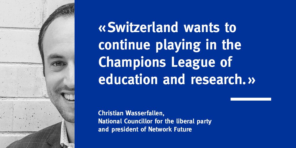 Swiss research needs stable conditions and international agreements. If the Self-Determination Initiative is accepted, both will be put at risk.
#selfdetermination #CHvote

<a href="/cwasi/">Christian Wasserfallen</a>