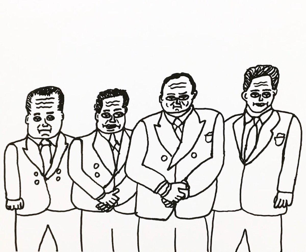 NicoleZizi's tweet photo. The Sopranos by Doobie Doodles: If you don’t already know the good friends over at Doobie Doodles will be selling art on @artcomme! Welcome to the team! #WeAreWorkingonTheLow #ArtComme https://t.co/KzjJ2mMGxA