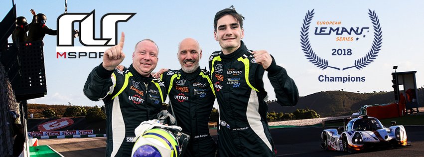 RLRMSPORT's tweet photo. .@RLRMSPORT's #Twitter and #Facebook profiles have a new look. We think it's #Champion, don't you? #RLRMSport #ELMS18 #motorsport #Champions #NewHeaderPhoto https://t.co/frcODjc12K