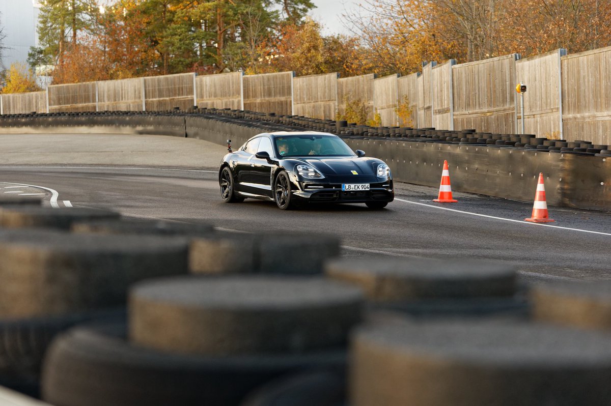 Stress testing the new <a href="/Porsche/">Porsche</a> #taycan at our test track.. WHAT A CAR.. Honour to help out the phenomenal team where I can...💪🏼👍🏼 #soulelectrified #porsche  #proud