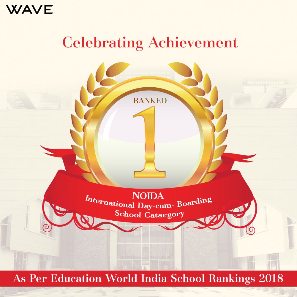 The_WaveGroup's tweet photo. We are pleased to announce that the education arm of #TheWaveGroup, #GenesisGlobalSchool has been ranked #1 in the Noida International Day-Cum-Boarding school category by Education world India School Rankings 2018. https://t.co/QbqRrsC5PZ