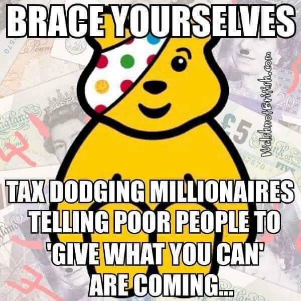 SquibbNick's tweet photo. #childreninneed2018 https://t.co/F86t67c3QE