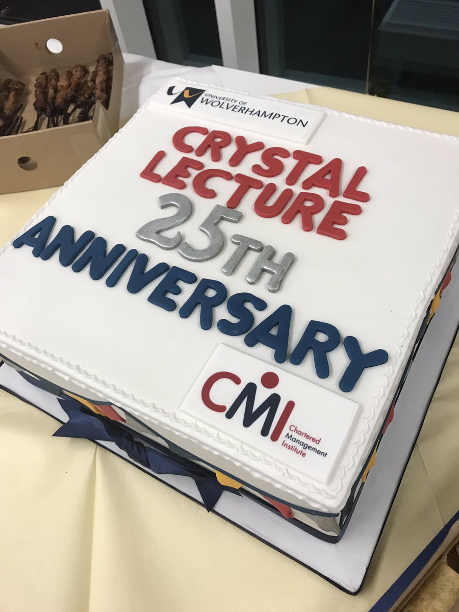 CMIWMNW's tweet image. The 25th Annual Crystal Lecture yesterday @wlv_uni was an outstanding event. Dr John Phillips MBE and Dr Jenni Jones spoke about #mentoring, Olijade Olimide was the winner of the Rosebowl Award for best #MBAdissertation. Thank you @wlv_uni and everyone else for your attendance!