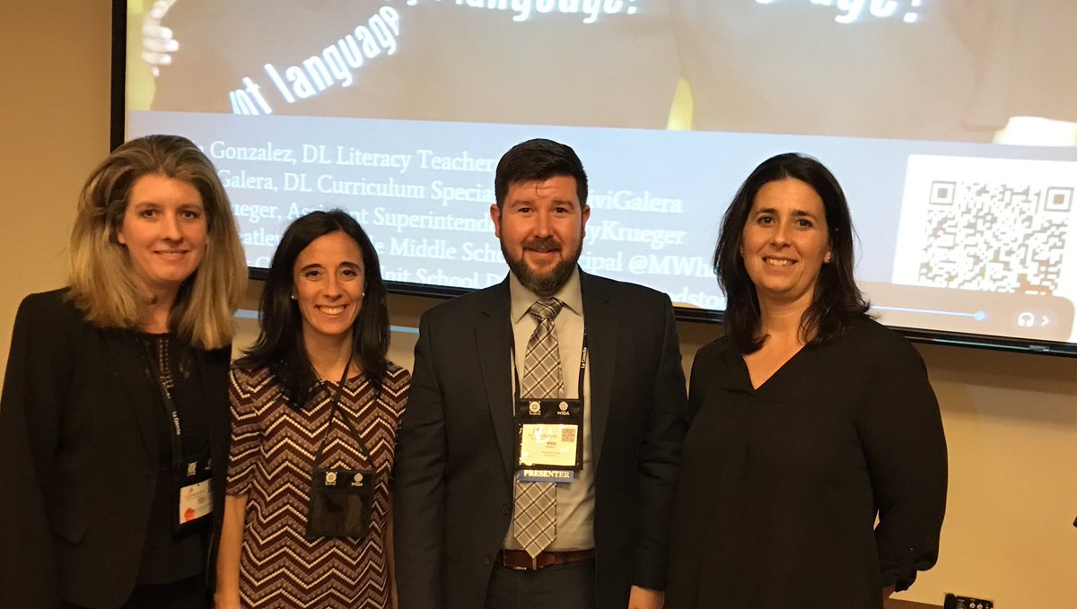 Mr_MWheatley's tweet photo. Loved sharing our dual language story in @WoodstockD200 with some amazing colleagues at #LaCosecha2018 @MariviGalera @KeelyKrueger @Mariam67912365 https://t.co/lQ2tlQj9f1