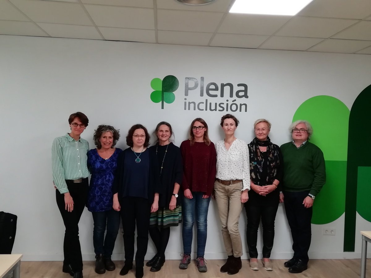 Plenainclusion's tweet image. El equipo del proyecto europeo #Idea12 se ha reunido esta mañana en @Plenainclusion para la evaluación final del proyecto y posibles colaboraciones futuras @InclusionEurope