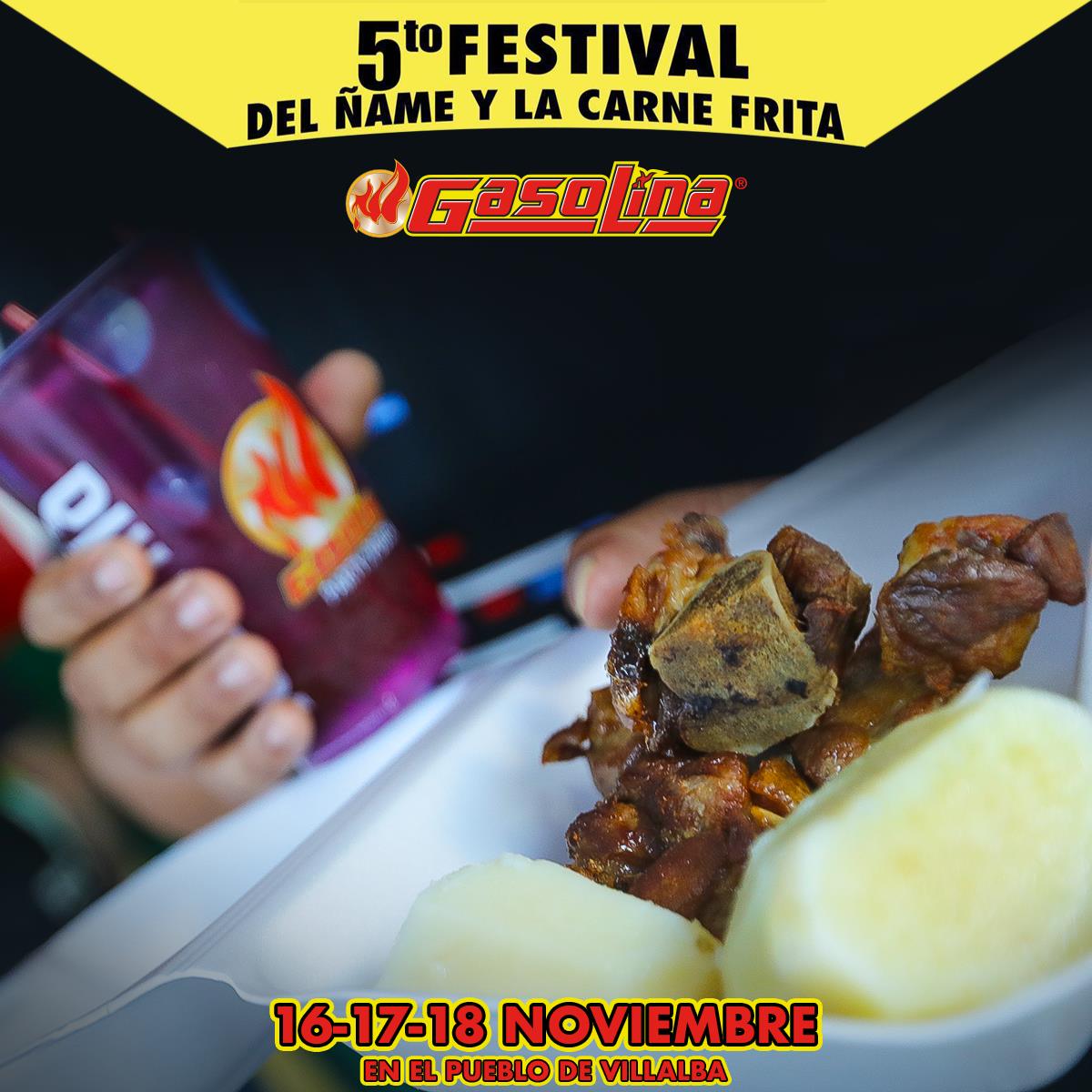 ¡#Gasolina te invita al 5to Festival del Ñame y la Carne Frita en Villalba! ¡Viernes 16, sábado 17 y domingo 18! ¡Música en vivo, artesanías, Happy Hours y el mejor ñame con carne frita de Puerto Rico! ¡ENTRADA LIBRE DE COSTO! 🤙🏻🇵🇷