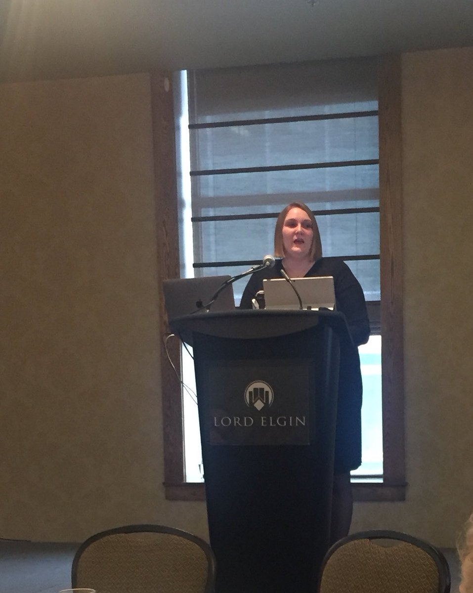 IBSchoolsOnt's tweet photo. The weather can’t stop IB educators from learning together. 
Listening to an IB alumni speaking to her IB Education. https://t.co/VSWyKobgJl