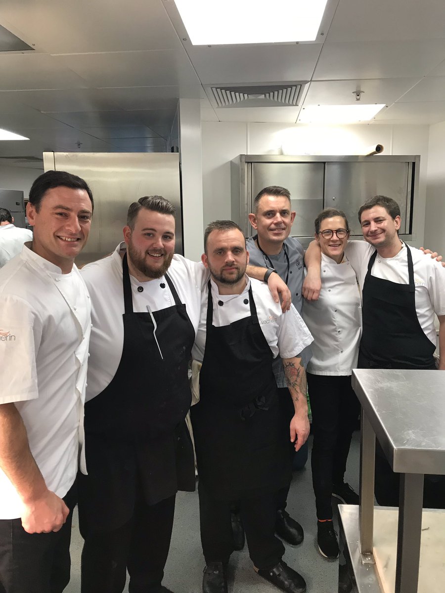 Our chefs rock! <a href="/chefdankelly/">dan kelly</a> <a href="/candiceswebber/">Candice Webber</a> <a href="/shanecookechef/">Shane Cooke</a> <a href="/StevenLickley/">Steven John Lickley</a> <a href="/imibeitia/">Imanol Beitia</a> <a href="/Chefnikki_low/">Nikki low</a> &amp; Richard🙏 🙏 🙏