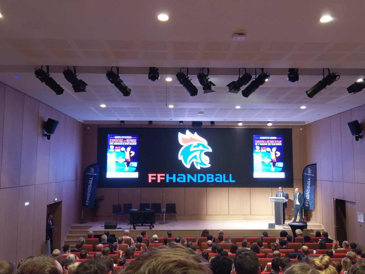 ALchiro10's tweet photo. Deux journées de congrès à la #MaisonduHandball sur le thème expertise et reprise, être thérapeute de sport collectif. #ICMH2018 #medecinedusport #handball https://t.co/wEhf1LsPba
