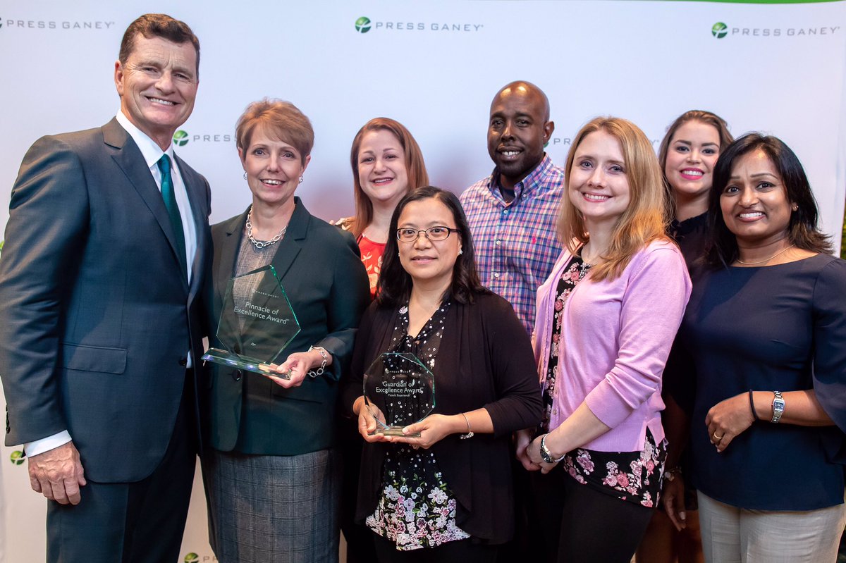 #PatientExperienceExcellence MD Anderson, recipient of 2 prestigious Press Ganey awards: “Guardian of Excellence Award” and “Pinnacle of Excellence Award”... <a href="/MDAndersonNews/">MD Anderson Cancer Center</a> <a href="/CarolPorterDNP/">Carol Porter DNP, RN, FAAN</a> <a href="/gbb15RN/">Ginny Bowman, DNP, APRN, NEA-BC</a> @VillaminColleen <a href="/DeeGallardo/">Luisa "Dee"Gallardo</a> <a href="/BethGarciaMDA/">Beth Comcowich Garcia</a>