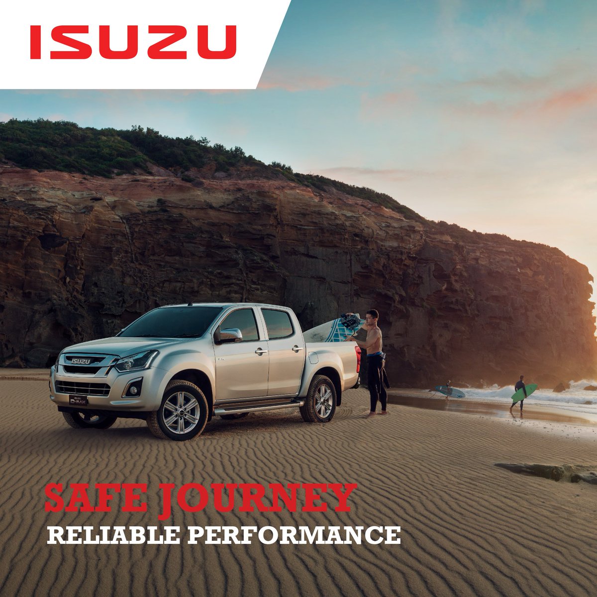The new #DMax makes the perfect partner for your lifestyle.

Its generous cargo bed and spacious cabin gives it a versatility that is matched only by its reliability.

Find Out More - isuzu-ireland.com