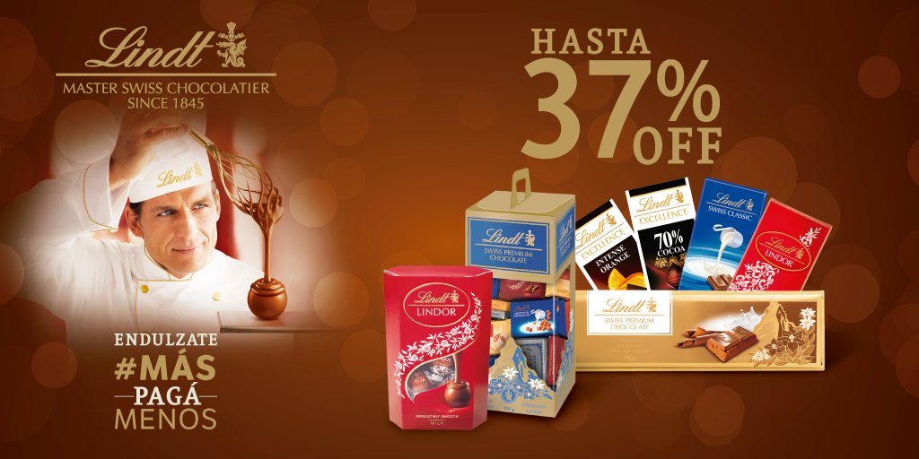 No hay mejor manera de desconectarse de la rutina que aprovechando esta promo con chocolates Lindt ¡¡Endulzá tu paladar!! 👉 bit.ly/2zWYfvE