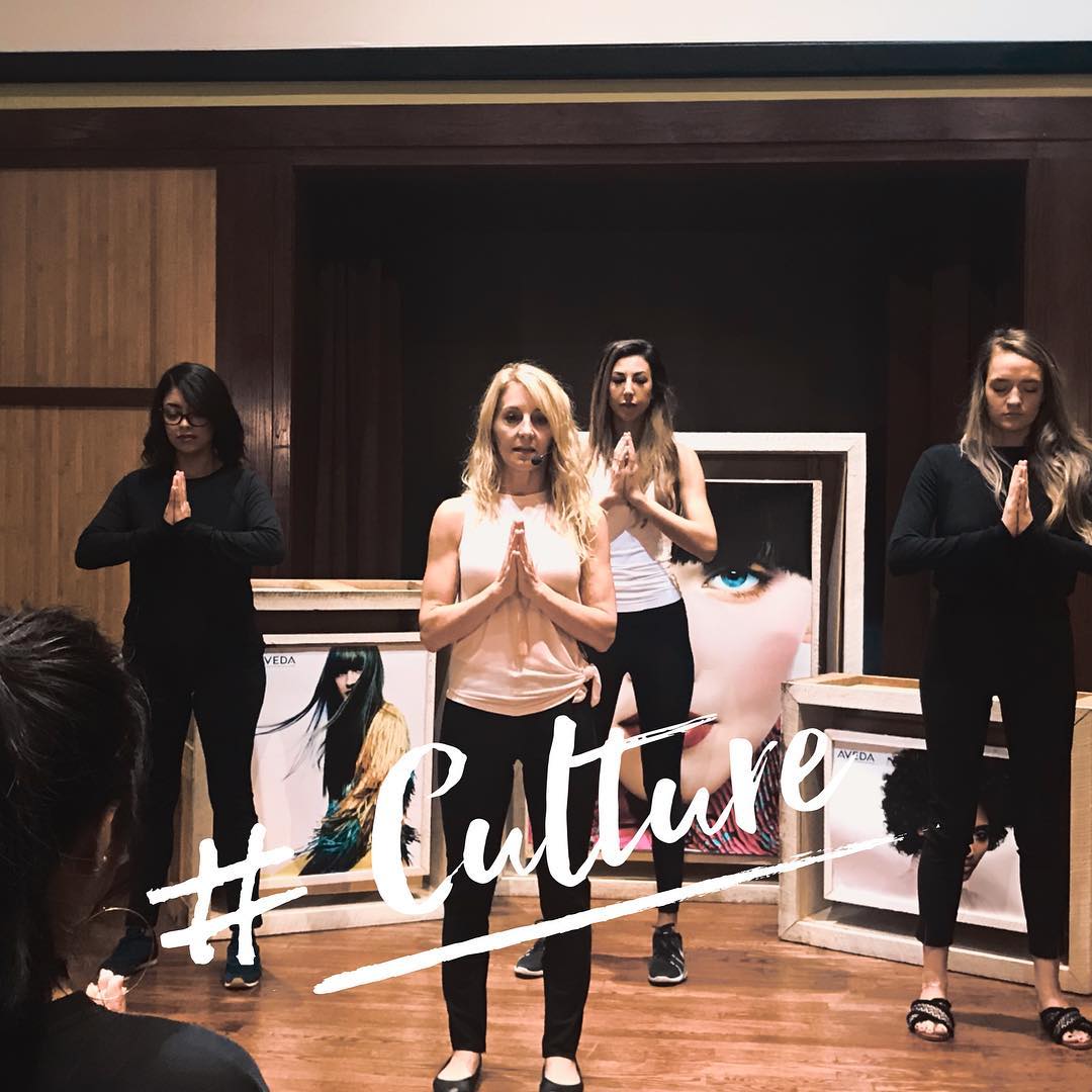AI_South's tweet photo. At #Aveda Institutes South we like to start our day with a little #AvedaCulture!  How do you start your day? ☕️🥞
Photo courtesy of Aveda Institute #Dallas #Culture #avedainstitutes #yoga #wellness #peace https://t.co/oqV882jLgh