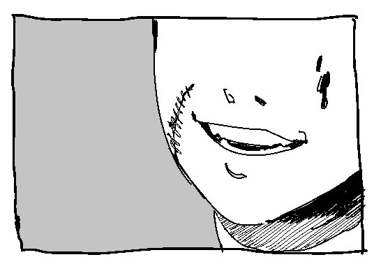 having fun drawing zombie shou mouths 