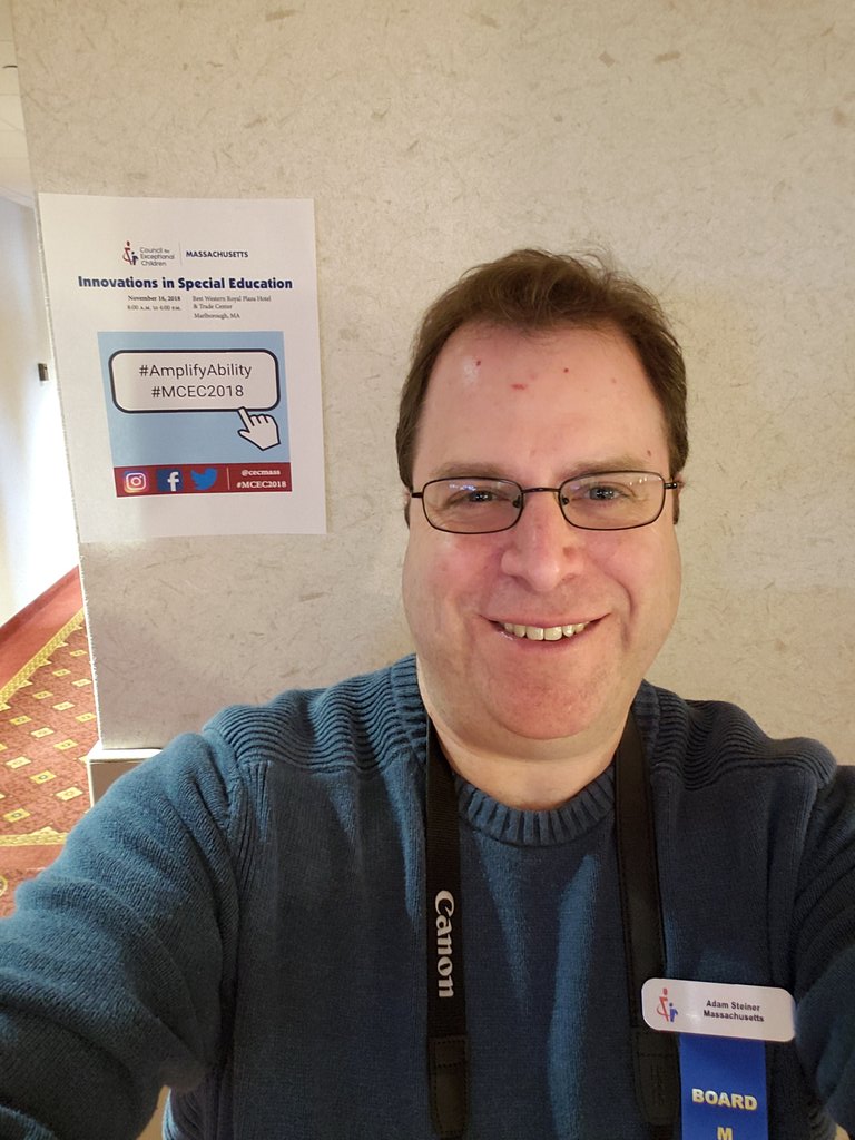 adamcsteiner's tweet photo. Dug out and ready for #MCEC2018! Excited to see some of @RAMSHollistonPS colleagues here. #AmplifyAbility https://t.co/O8qmZFYbR7