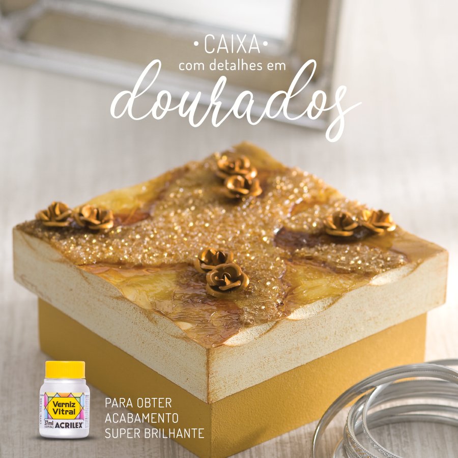 AcrilexBrasil's tweet photo. Para um acabamento super brilhante em sua peças indicamos o Verniz Vitral.
Você já usou? Conta pra gente nos comentários!
#acrilex #vernizvitral #caixadecorada https://t.co/eAtOe9YOAA