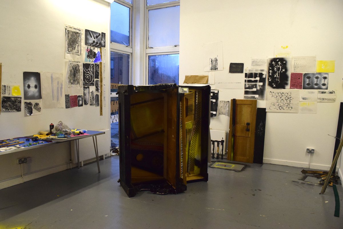 PickerGallery's tweet photo. Saturday is the final day of #InkyFingers. Don't miss your chance to see the new art & design works created by our fabulous "You say Volvo, I say Potato..." workshop participants https://t.co/0gg2CSocLZ #MichaelMarriott #Print #Textiles #ConstructiveDestruction https://t.co/6hqHVR7m9S