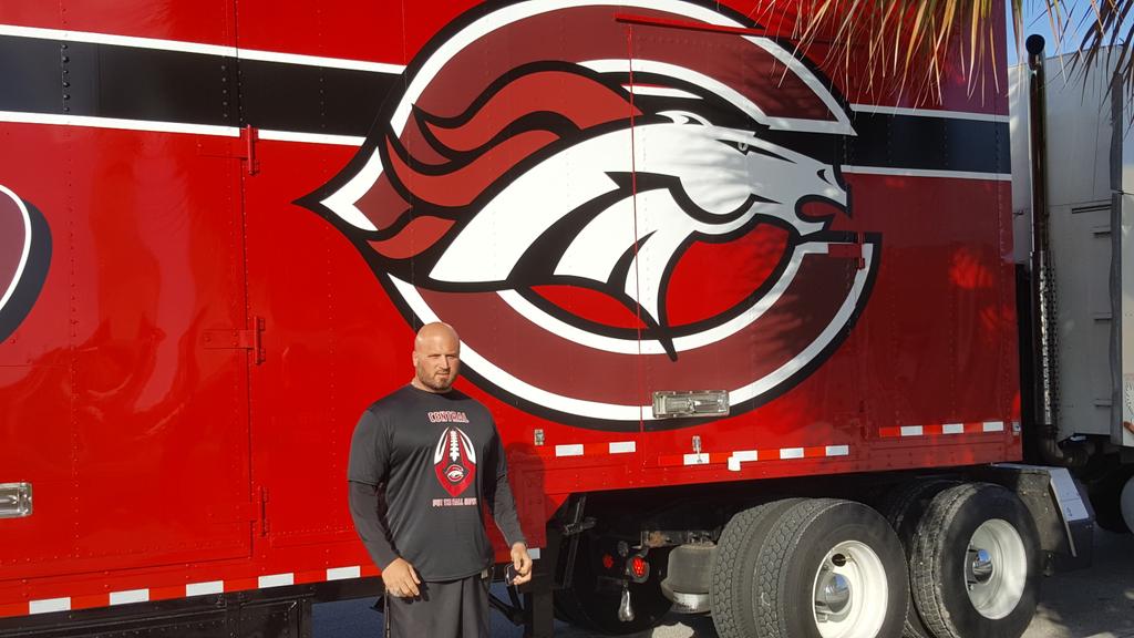 We don't do nothing small at Palm Beach Central. Playoff game tonight againt Westen High.