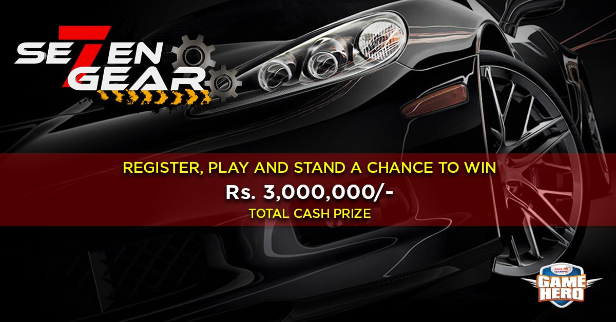 dialoglk's tweet photo. Game Hero introduces Se7en Gear. Register now for the biggest mobile game tournament in Sri Lanka &amp; stand a chance to win a Rs. 3 Million total cash prize. Click https://t.co/1NdfiOgDRs for more information. #DialogGaming #GameHero #Se7enGear https://t.co/1Rvgz3wC42