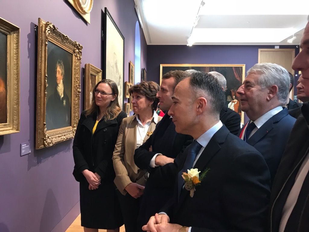 Fannette_34's tweet photo. Après 4 ans de travaux et de rénovation, le Musée des Beaux Arts et d'Archéologie de #Besançon à été inauguré ce matin par le Président de la République. #imbaack @EnMarche25 @JeunesMacron25 https://t.co/tgQOiVhK1b