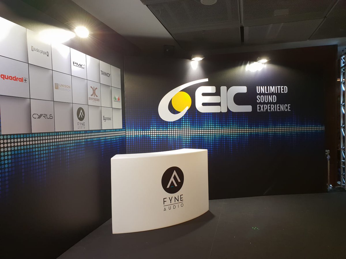 FyneAudio's tweet photo. Good afternoon Warsaw! We are here in the National Stadium at the AudioVideo Show 2018 with our friends from EiC, banging out the tunes all weekend on our F502’s and our flagship F1-10. See you there 🤘#fyneaudio #f502 #f1_10 https://t.co/yL0WkCRnNO