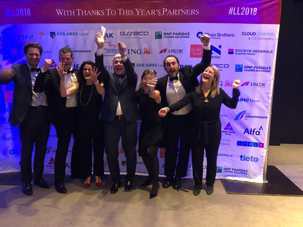 JehmlichJochen's tweet photo. Positive energy at SGEF. The team wins the award European Lessor of the year and John Rees is awarded Ambassador of the industry https://t.co/8reZtl270V
