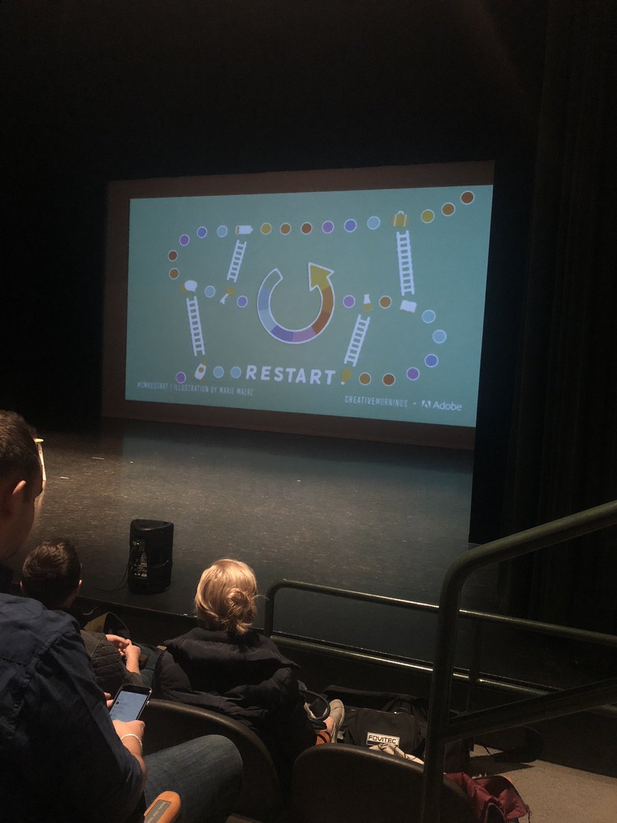 #cmrestart at Creative Mornings✨ at the Grand Rapids Ballet this morning!