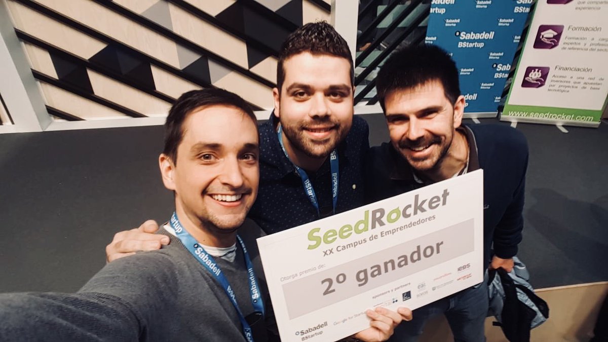 Jonitokalm's tweet photo. Muchas gracias a @seedrocket por todos estos días! #10xseedrocket @javi_estevez @rubenferreiro @frankiefordogs https://t.co/6pO9xK1Zux